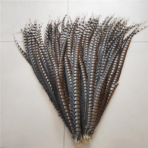 50pcs/lot Pheasant Tail Feathers 100-110cm/40-44inch Party Carnival Show DIY Decoration Pheasant Feathers For Crafts Plume
