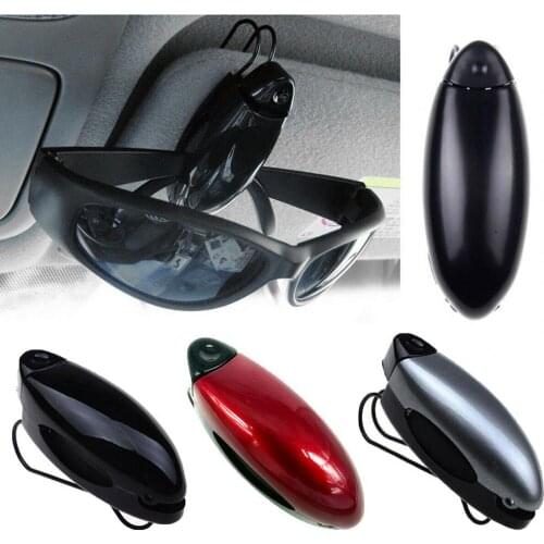 60% Dropshipping!! Sunglasses Clip Universal Easy Installation ABS Compact Car Glasses Rack for Car