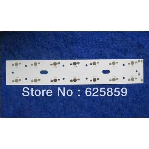 257mm x 47mm Aluminium PCB Circuit Board for 14PCS x 1W,3W,5W LED In Series