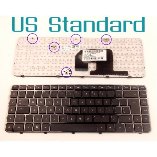 US English Version Keyboard for HP Pavilion 597635-001 597630-001 606744-031 606743-001 AELX6U00210 V112846AS1 Laptop