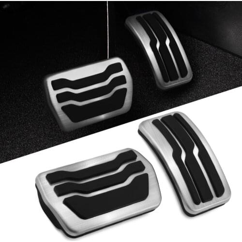 Car Accessories Stainless Steel Car Gas Brake Pedal Pads Cover for Ford New Mondeo EDGE Fusion Energi For Lincoln MKZ AT