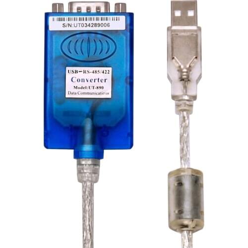 Free Shipping UT-890 A USB transfer RS485 / 422 data lines 485 converter VER 2.0 Industrial Converter Adapter Cable