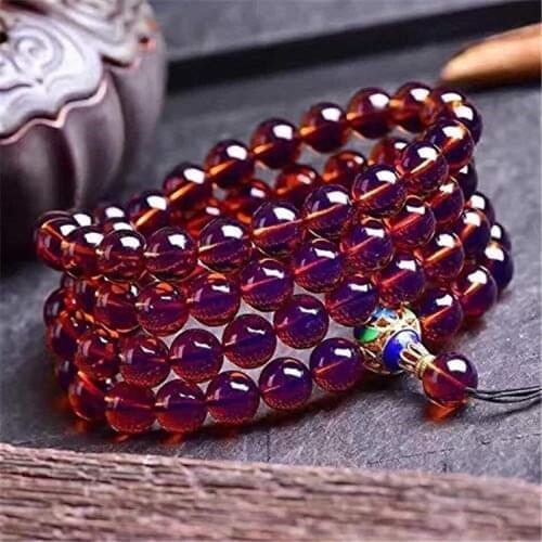 6mm Top Natural Burma Blue Amber Bracelet Jewelry For Woman Man Healing Gift Crystal Round Beads Dominica Stone Strands AAAAA