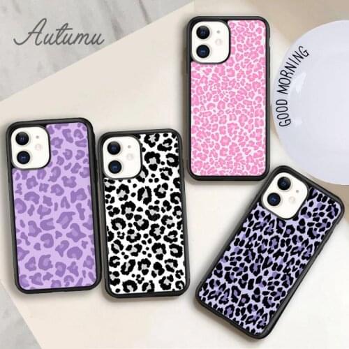 Cheetah Phone Case for iPhone 11 12 Pro Max mini X XR XS SE 2020 5 6S 7 8 Plus Samsung Galaxy S8 S9 S10 Cover shell