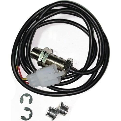 Sensor for LCD Universal Motorcycle Speedometer Gauge Odometer 5 Gear 7 Backlight 13000 RPM 199 KMH MPH Motorcycle Tachometer