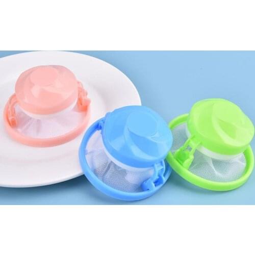 Hair Removal Catcher Filter Mesh Cleaning Balls Bag Dirty Fiber Collector Filter