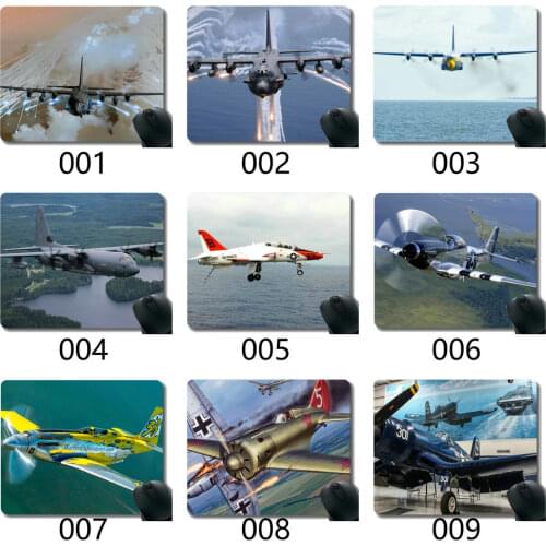 Gaming Mouse Pad,Light night boeing aircraft Mouse Mat,Non-Slip Rubbe Mousepad