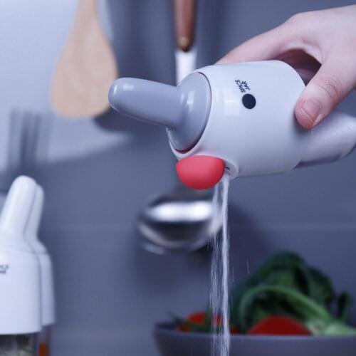 Kitchen Multi-Functional Spoon Cover Seasoning Bottle Moisture-Proof Sealing Cans Household Flavoring Box Controlled Salt Bottle