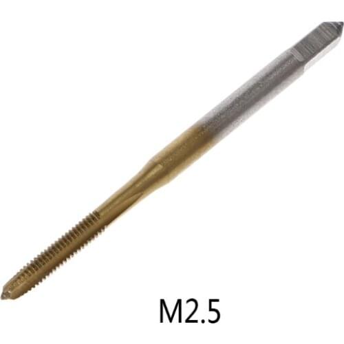 M2/M2.5/M3/M3.5/M4/M5/M6 HSS Metric Straight Flute Thread Screw Tap Plug Tap