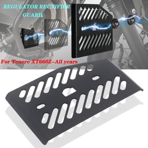Motorcycle Regulator Rectifier Guard Protector Cover Protecting Mask Board Baffle For Yamaha Tenere XT660Z XTZ 660 All years