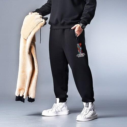2020 New Winter Warm Jogging Pants Men 5XL 6XL 7XL Large Size Trousers Fashion Casual Thicken Sweatpants Male Brand