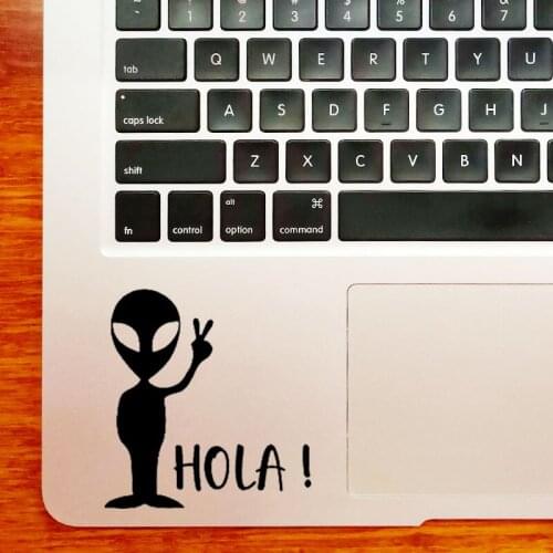 Humor Alien Trackpad Laptop Sticker for Macbook Pro 16" Air Retina 11 12 13 15 inch Mac Surface Book Decal 14" HP Notebook Skin