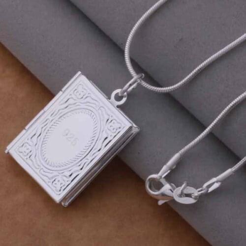 Wholesale High quality silver plated Fashion jewelry chains necklace pendant WN-739