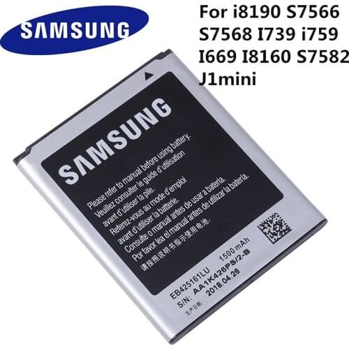 Original Battery EB425161LU for Samsung J1 MINI Prime i8160 J1 2016 SM-J105H SM-J120A F J1ACE 2 ACE3 ACE 4 G313H/M SM-J110F J111