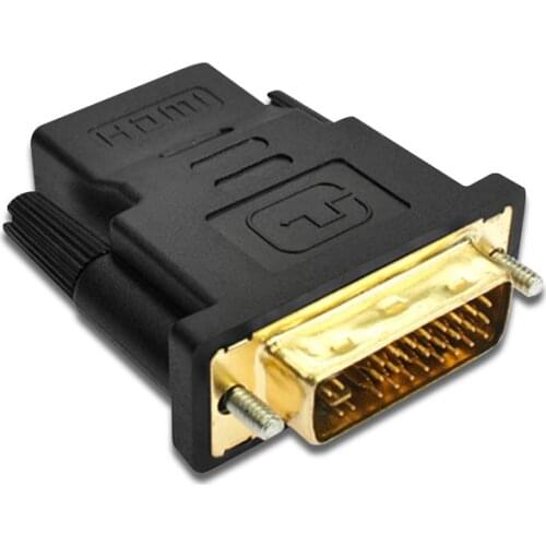 DVI male to HDMI female adapter DVI (24 + 5) to HDMI connector