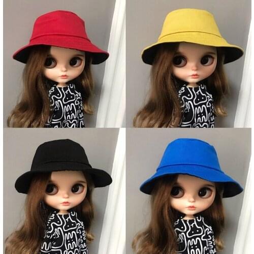 Suitable for 1 / 6bjd doll Blyth hat bjd doll fisherman hat Icy Blyth Doll hat doll accessories