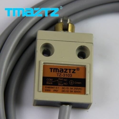 Genuine Sons Waterproof Limit Switch Waterproof Micro-Gap Switch TZ-3103 Industrial Control Small Limit Switch