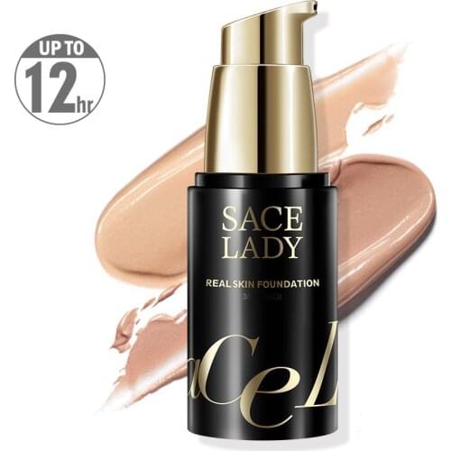 SACE LADY Liquid foundation natural concealer refreshing oil control waterproof sweat brightening moisturizing primer makeup