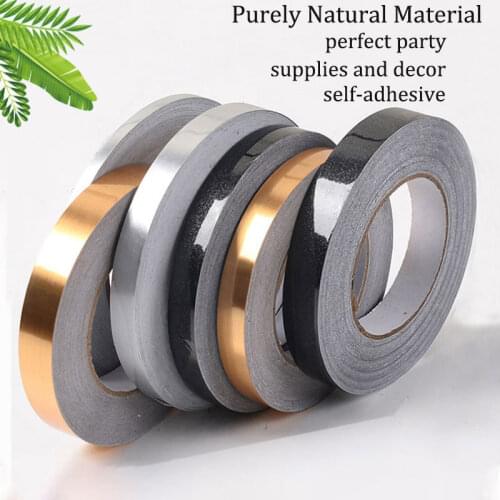 50M Self-Adhesive Gap Tape Waterproof Home Decoration Tile Paper Floor Wall Seam Sealant Kitchen Sink Mildew Sealing Tape
