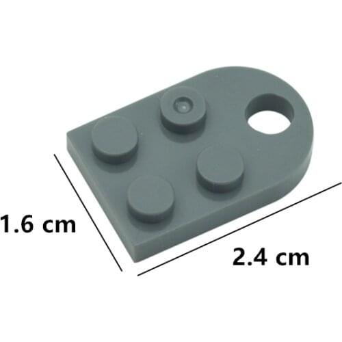 Assemble Particles 3176 Modified 3 x 2 with Hole Building Blocks MOC Parts Bricks Heart Model Educational Creative Toy for Kids