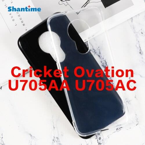 For Cricket Ovation U705AA U705AC Gel Pudding Silicone Phone Protective Back Shell For Cricket Ovation Soft TPU Case