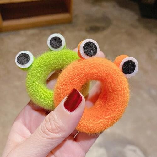 Cute Frog Hair Bands Girl Hair Ring Hair Accessories Elastic Rubber Band Hair Band Childrens Headdress Hair Accessories