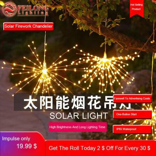 LED Fireworks Lights Holiday Lights Colorful Lights Atmosphere String Lights Christmas Decorations for Home Outdoor