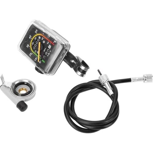 Bicycle Computer Mechanical Odometer Stopwatch Wired Speedometer Accessory for 26 28 29 27.5inch Bike
