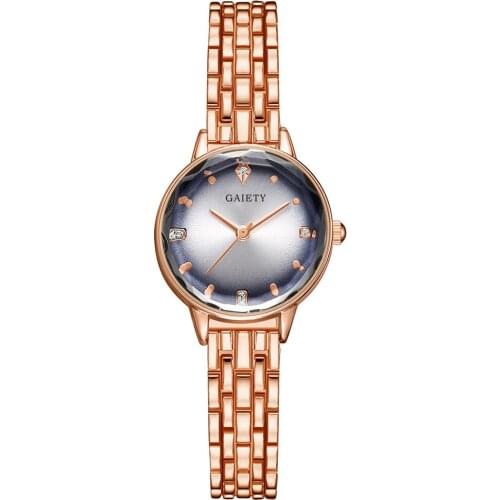 Fashion Women Alloy Band Rhinestone Index Round Dial Analog Quartz Wrist Watch Ladies Dress Watches Gift Luxury