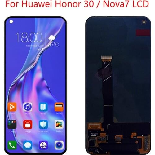 For Huawei nova 7 LCD touch screen digitizer assembly original 6.53 inch display replacement Huawei glory 30 LCD screen