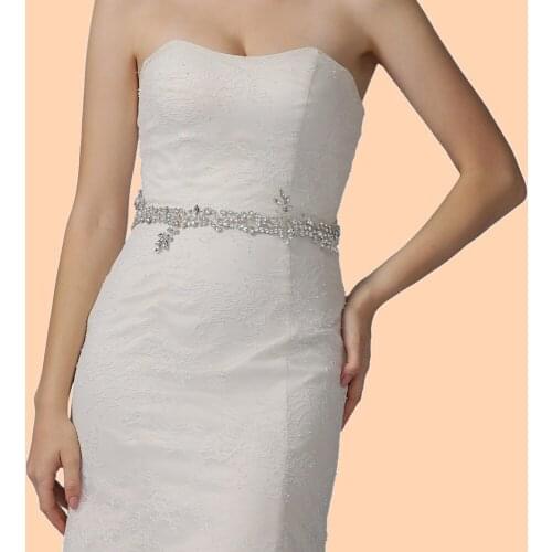 ZMSH259 Silver Diamond Belt Bridal Belt Purple Rhinestone Belts For Women Wedding Sash Belt Floral White Bride Belt for Dresses