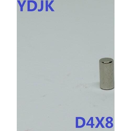 10 20 50 100PCS/LOT Disc NdFeB magnet 4*8 N35 strong mm Rare earth permanent magnet 4x8 neodymium magnet 4 x 8 for speaker