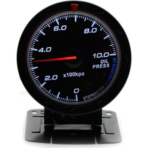 2.5" 60MM 12V Car Gauge Meter Oil Pressure Gauge Black Face With Oil Sensor Car Gauge Meter Without Logo