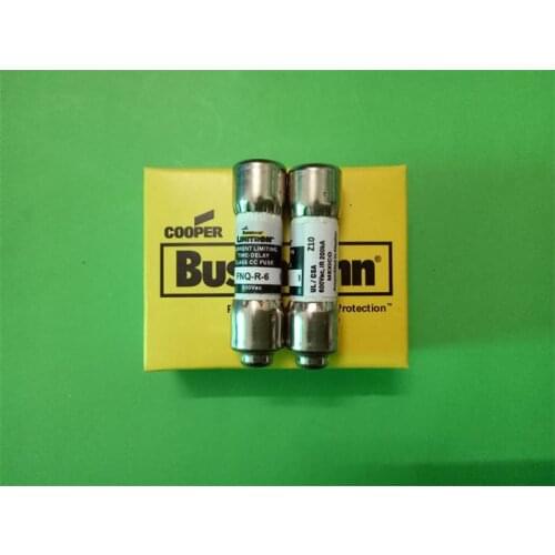 Free shipping 10pcs FNQ-R-6 CC-TRON Class CC delay fuse 10X38 BUSSMANN 6A 600V positive