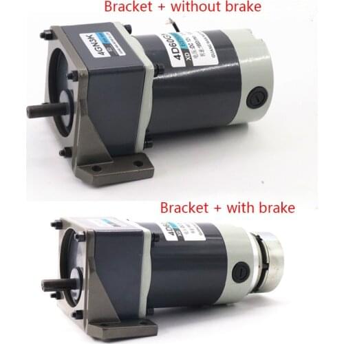 12V24V DC Motor 60W Slow Forward/Reverse Small Motor Low Speed Variable Speed High Torque Motor