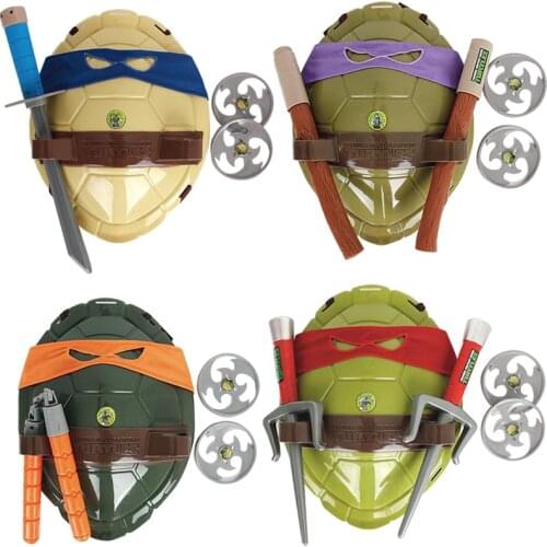 Anime Movie Cartoon Teenage Mutant Ninja Turtles Toys Action Figure Turtles Armor Weapons Cosplay Shell Props For Kids Gift