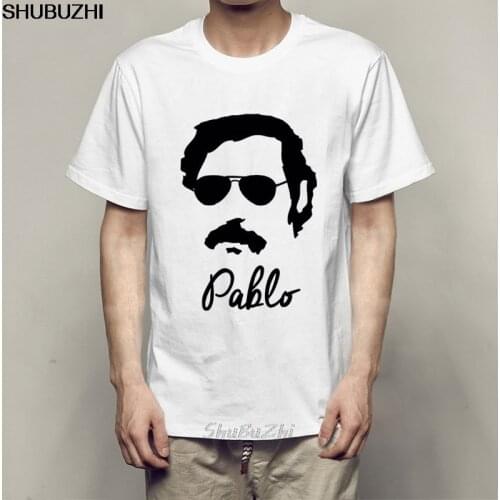 Tees Pablo Escobar T Shirt Colombian Drug Weed Mafia Scareface Luciano Money Capon T-Shirt Tee Summer Coole Tee Shirts sbz3512