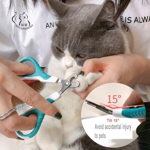 Pet Nail Claw Cutter Stainless Steel Grooming Scissors 1pc Cats Nails Clipper Trimmer Dog Nail Clippers Pet Claw Nail Supplies