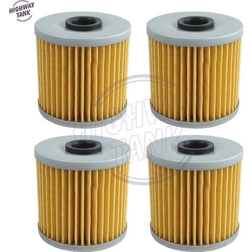4 Pcs Motorcycle Oil Filter case for KAWASAKI BJ250 ESTRELLA 250 KEF300 KLF220 KLF200 KLF300 HF123
