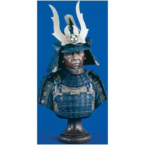 New Unassembled 1/8 japan samurai man 1/8 bust figure Resin Kit DIY Toys Unpainted kits