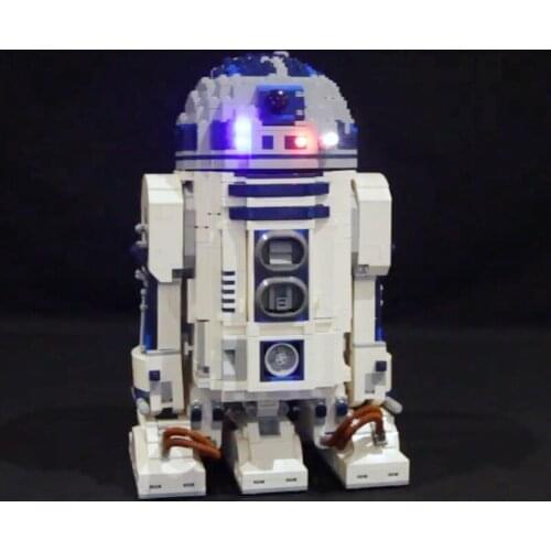 Led Light Set for 10225 Star R2-d2 Robot 05043 Building Blocks Bricks Toys Gifts (only Light+battery Box)