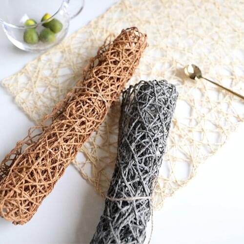 New Fashion Hollow Line Knitted Mat Photo Props Photo Background Food Shooting Props Decoration Background background Props