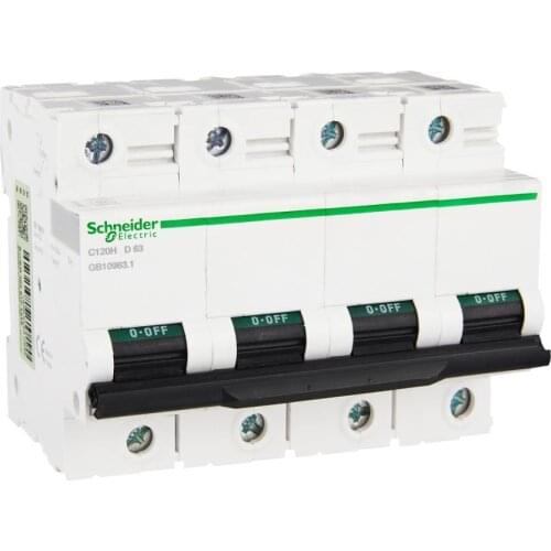 Original export C120H 4P D type 63A 400V 50/60Hz high performance high section small circuit breaker air switch A9N19807