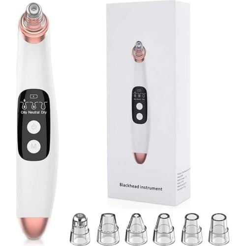 Blackhead Remover Vacuum Electric Deep Facial Cleansing Ance Remover Pimple Black Head Suction Skin Scrubber Vacuum Pore Cleaner