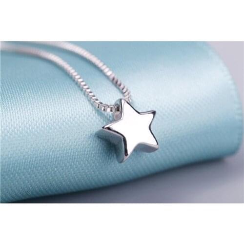 Romantic Necklace Chain Gift Star Pendant Lovely Womens Fashion Jewellery