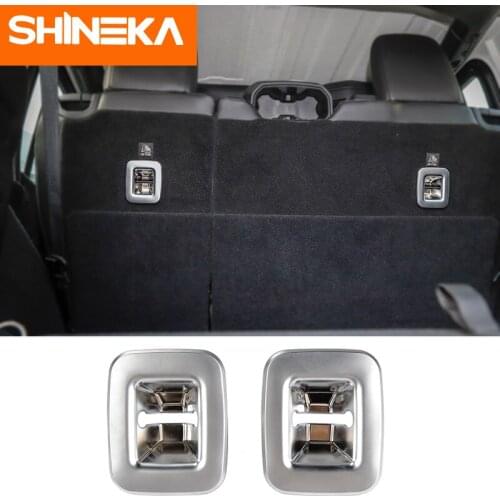 SHINEKA Interior Mouldings for Jeep Wrangler JL 2018 Up Tail Box Hook Cover For Jeep Wrangler jl Accessories Car Styling