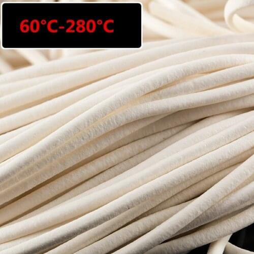 Silicone Sponge Cord, 6mm Diameter 10Meters Length silicone foam rod silicone foam cord, white color
