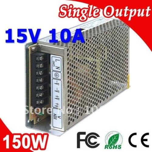 S-150-15 LED Switching Power Suply Transformer 150W 15V 10A Output AC-DC