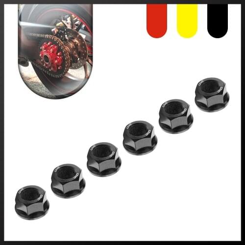 Motorcycle Rear Sprocket Cover Nuts M10*1.0 For Ducati Multistrada 1200 10-18 Multistrada1260 19-20 Multistrada950 Monster 1200