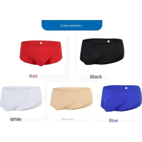 ZHONGDAIER Mens Silk Briefs